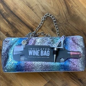 Sparkly Insulated wine bag
